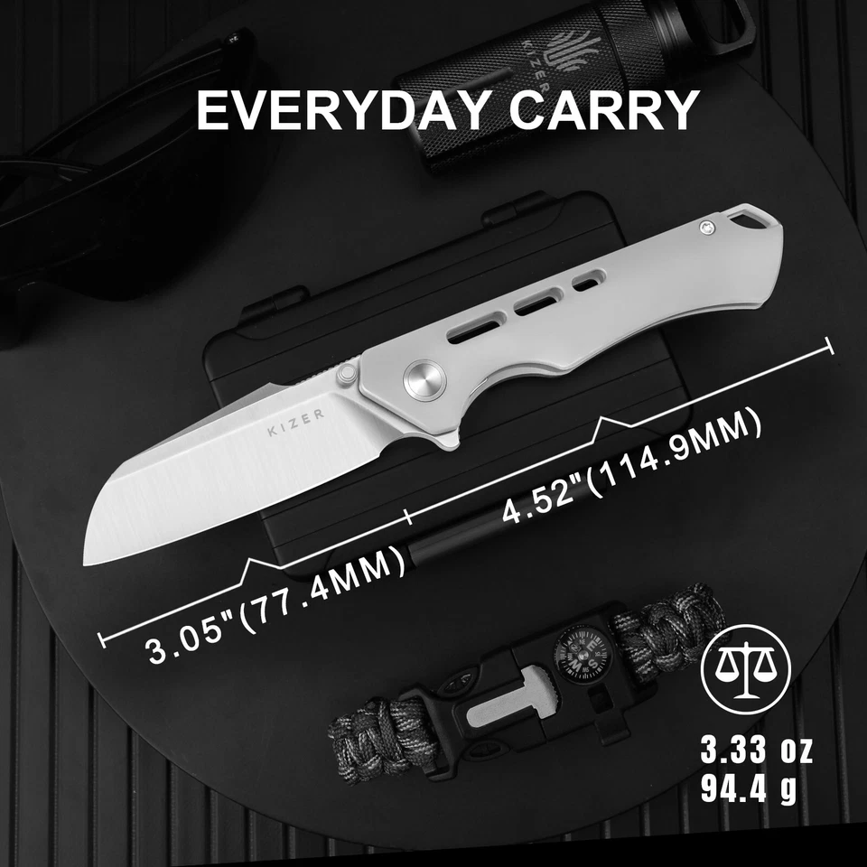 Kizer гребень овечья лапка складной карманный нож S35VN лезвие титана ручки Ki3714A1 - Изображение 2 из 4