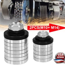 2PC M10&M14 Angle Grinder to Grooving Machine Adapter Conversion For 100/125-230