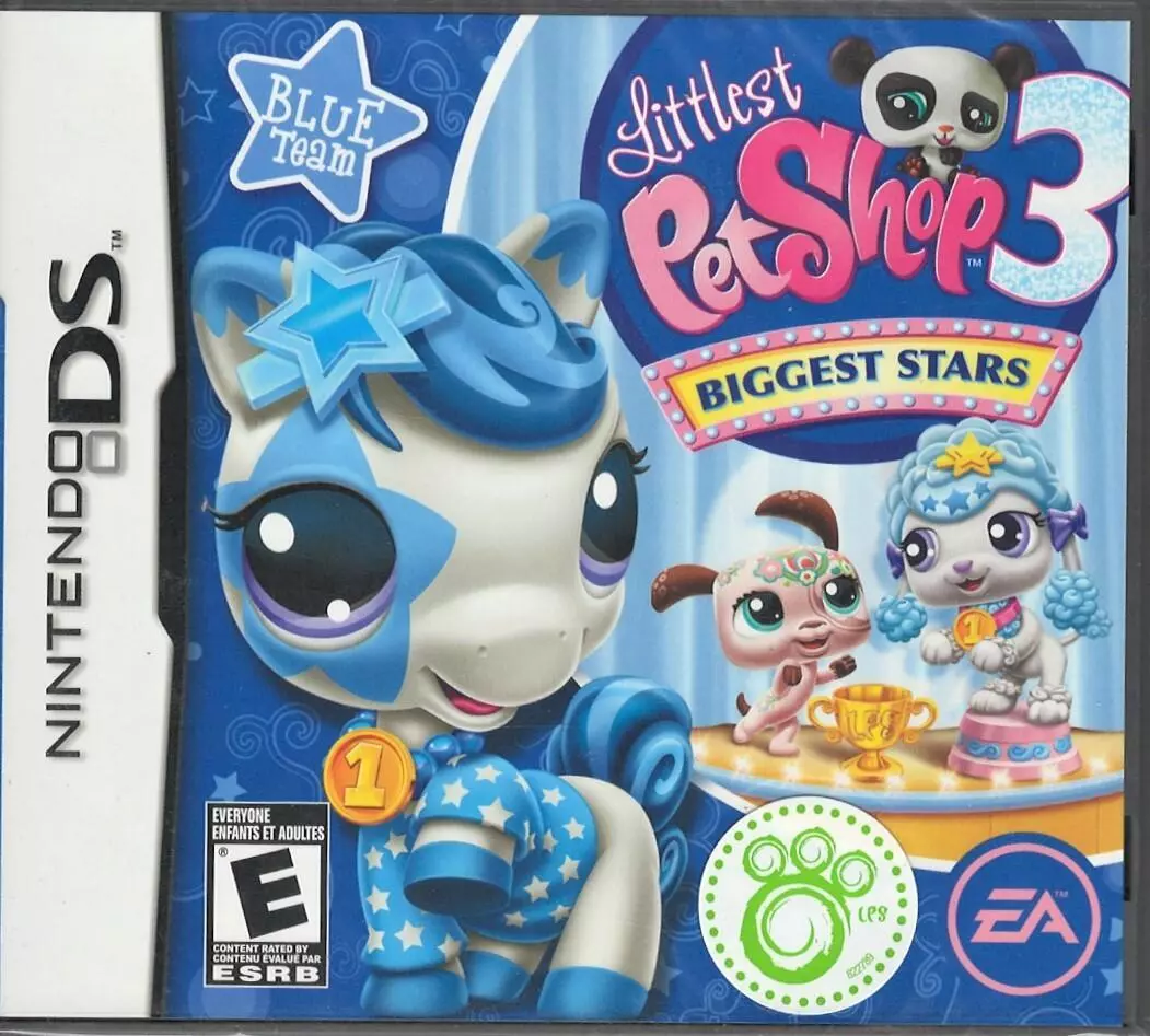  Littlest Pet Shop 3 Biggest Stars Blue Team - Nintendo DS :  Everything Else