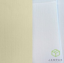 A4 Linen Paper Embossed Premium Quality Watermark Brilliant White + Ivory 100gsm