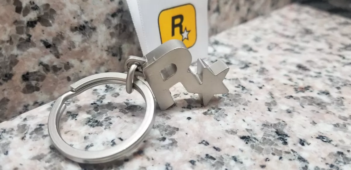 Rockstar Games Video Game Company Promo Keychain (From GTA IV Special  Edition)