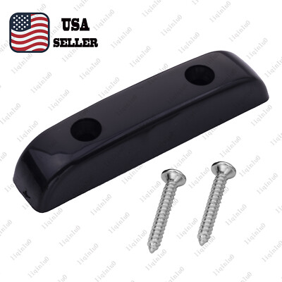 Plastic Black Thumb Rest Bass Thumbrest & Screws for Precision P Bass or J Bass