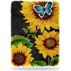 Latch Hook Rug Kits for Adults Diy Crochet Yarn Rugs Hooking Craft Kit with C.