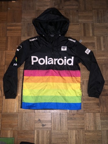 Polaroid Windbreaker Cropped Hooded Zip 