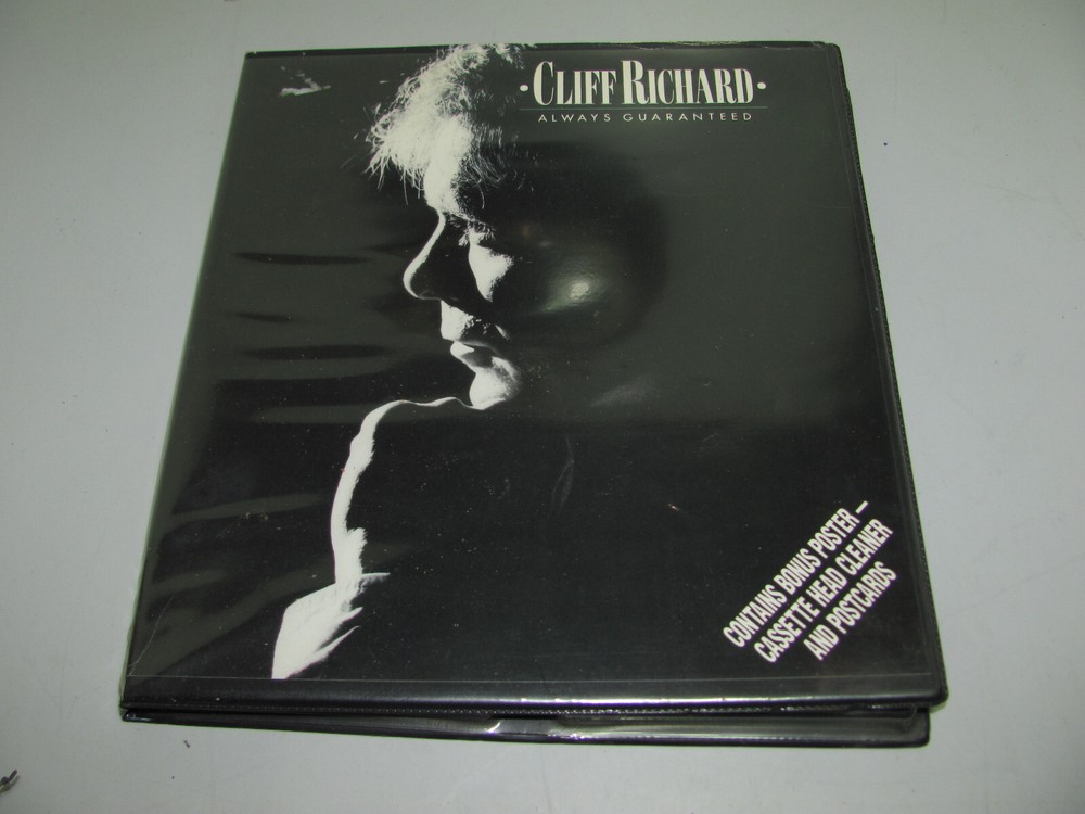 Cliff Richard Always Guaranteed Cassette Tape Bonus Album Set As Shown No Poster