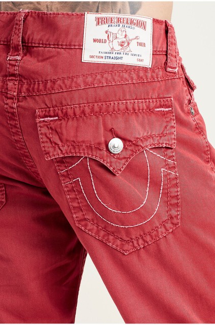 all red true religion jeans