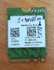 Genuine DELL KJTH7 Realtek RTL8723BE 802.11bgn WiFi Bluetooth NGFF M.2 2 port