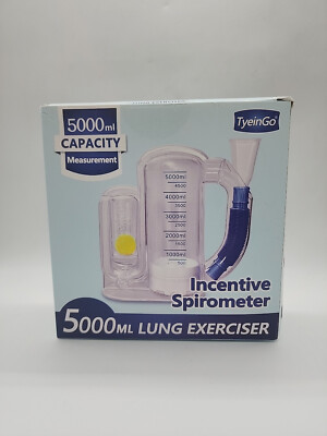 Incentive Spirometer Adult, Breathing Exercise Device for Lungs, Deep Breathing 