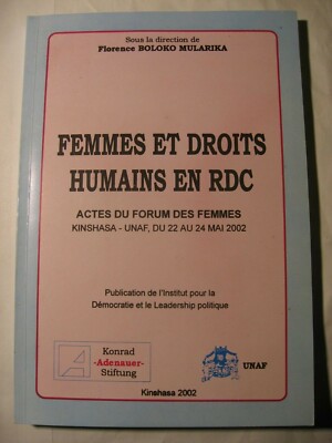 Femmes et Droits Humains en RDC, Konrad -Adenauer-Stiftung 2002