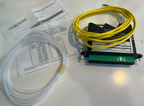 CORNING CCH-RM12-6C-P03RH, CCH RD MODULE W/12 SC-APC CER & 3M PGTL - SINGLE MODE