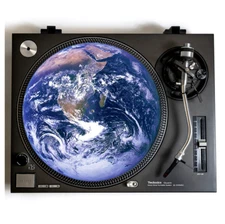 EARTH Turntable Slipmat for Vinyl Records 12" DJ Slip Mat gear accessories 1200