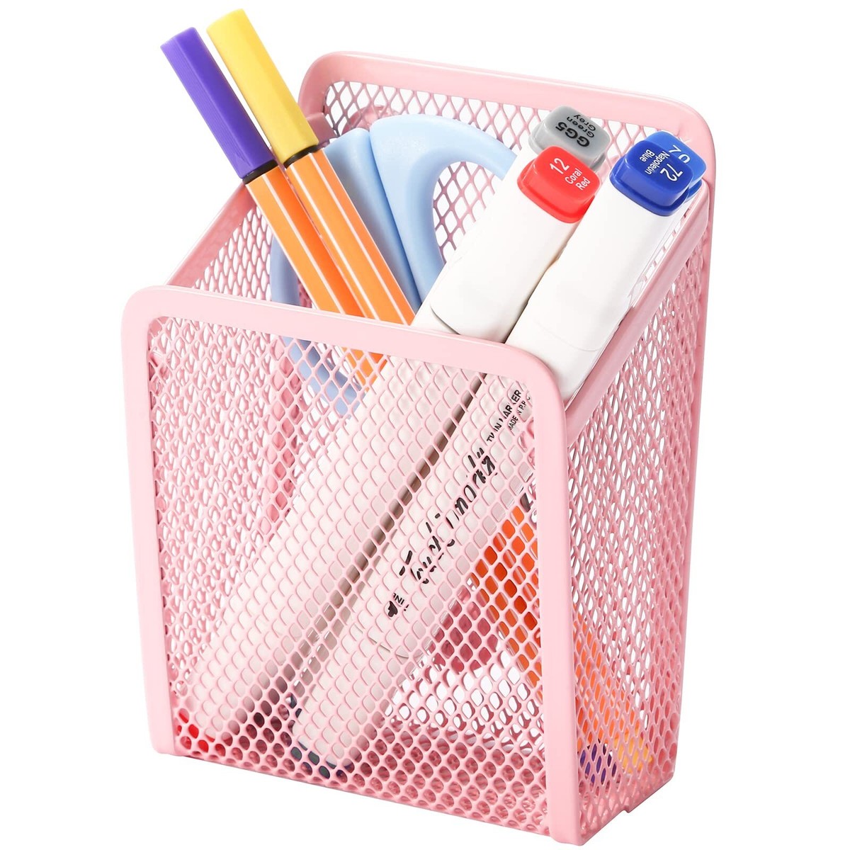 Under Shelf Happon Magnetic Pencil Holder, Mesh Stainless Steel