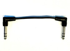 5 Inch Stereo TRS Patch Cable for Guitar, Studio, Live Pro Audio