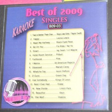 Karaoke Best Of 2009 3 Original CD G New in Plastic Sleeve w/Print