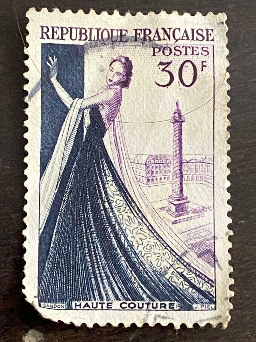 50 Histoire de France 切手セット Vintage France Stamp 1953 Haute Couture Republioue Francalse