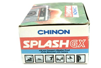 New Chinon Splash GX AF Gray Point & Shoot Weather Proof 35mm Film