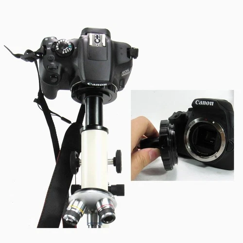 1X 8X SLR Camera Lens Adapter Ring Nikon/Canon Microscope 23.2mm 30mm Interface - Picture 7 of 16