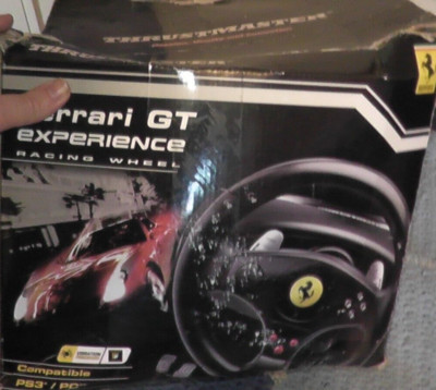 FERRARI GT EXPERIENCE RACING WHEEL AND PEDALS THRUSTMASTER PS3 PC