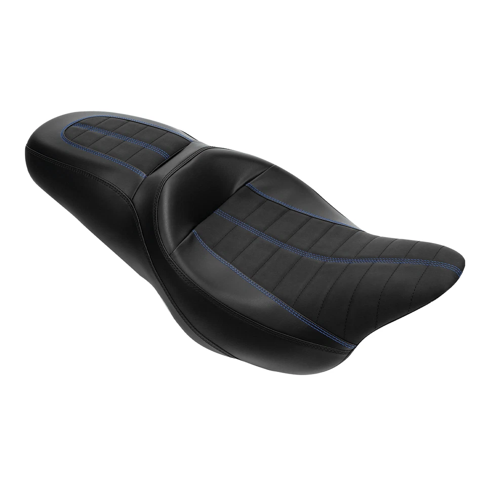 Asiento de dos asientos para conductor pasajero apto para Harley Touring Road Glide 2009-23 Foto 2 de 4