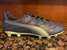 New Mens PUMA KING PRO 21 FG FIRM GROUND SOCCER CLEATS PERISCOPE/FIZZY LIGHT