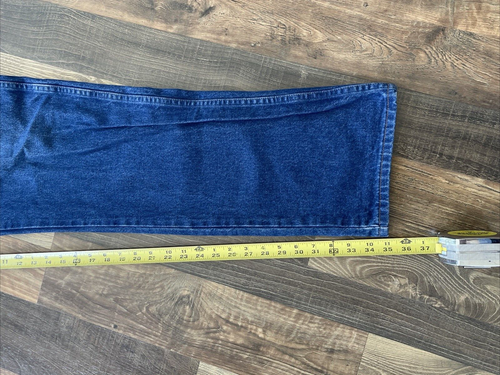 Wrangler Jeans 13MWZPW Men actual size W36 L35 Cowboy Western Blue - Picture 14 of 20
