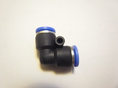 ETPV4 Pneumatik Kupplung Verbinder Stecker für 4 mm Schlauch, 90° L-Stück