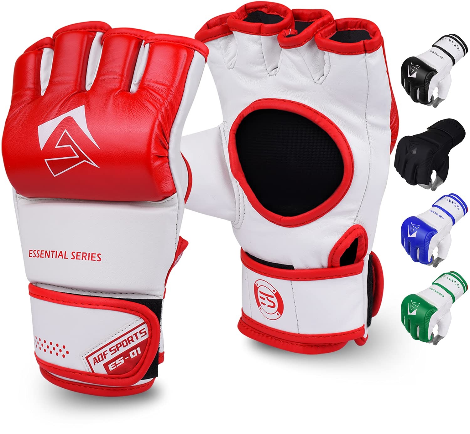 Gant de boxe UFC avec mitaines MMA en cuir synthétique rembourré