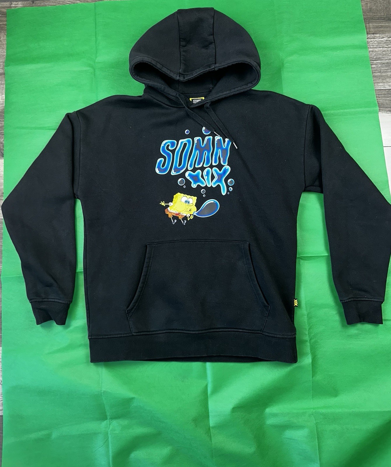 SDMN x SpongeBob Black Hoodie Large Pullover Sidemen Clothing Graphic Men’s L