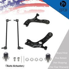 Front Lower Control Arms + Sway Bar Links 4pcs Fit For Lexus NX300h 2015/16-19