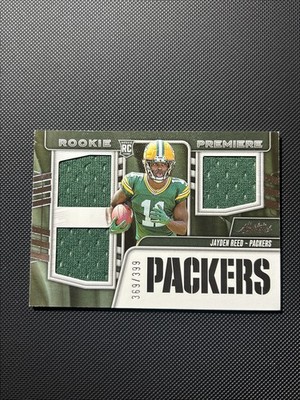 2023 Absolute Jayden Reed RC Tri-Patch #RPM-JR /399