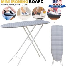 Foldable Ironing Board Ironing Table w/ Height Adjustments 106x31x55CM for Home