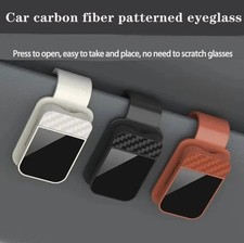 Car Sun Visor Sunglasses Clip Glasses, Card Ticket Holder Interior Accessory