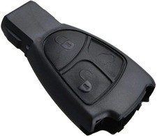 Custodia per chiave auto con telecomando, per Mercedes Benz New E Class E180 E200 E260 E300 E400 S Class S320 S350 (argento