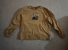 Vans Tan Medium Outdoor Scene Pullover Sweatshirt