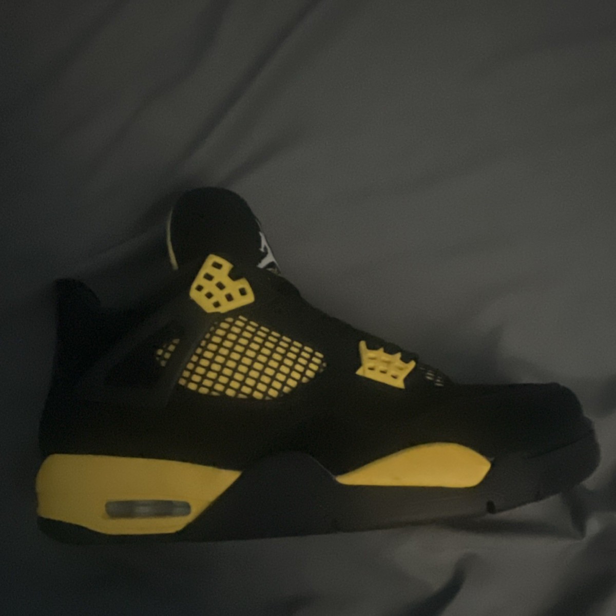 Jordan Air Jordan 4 Retro LS Thunder Black Yellow Men