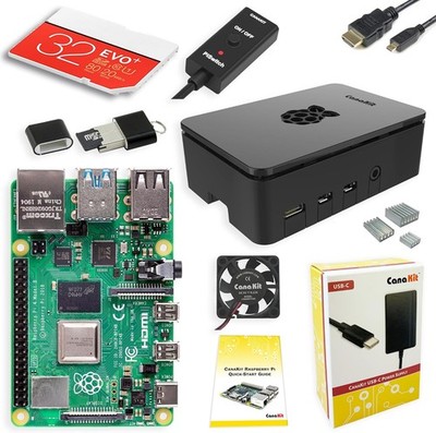 CanaKit Raspberry Pi 4 4GB Starter PRO Kit with Case