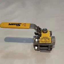 Sharpe 39036 1/2-CF8M 1000WOG Full Port Ball Valve Stainless Steel 1/2"