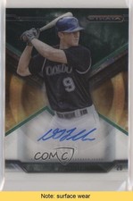2015 Topps Strata Auto Green 61/75 DJ LeMahieu #SA-VCA Auto READ qc0
