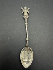 Antique German München Munich Souvenir Teaspoon Münchner Kindl Knight 800 Silver