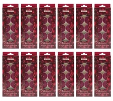 Hosley 120PCs Bulk Pack Black Cherry Fragrance Highly Scented Tea Light Candles