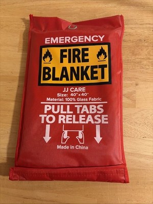 JJ CARE Fire Blanket for Home Emergency-40''x40''