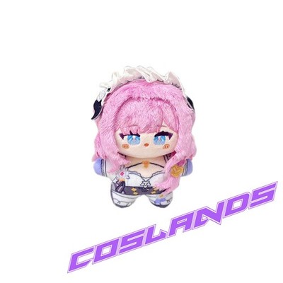 12cm Honkai Impact 3 Elysia Plush Doll Anime Stuffed Keychain Pendant Toys Gift