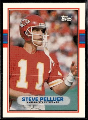 1989 Topps Traded Steve Pelluer #62T Kansas City Chiefs