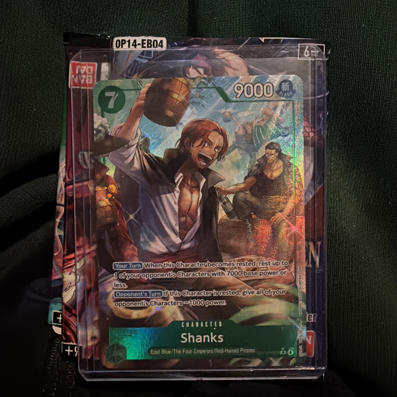 Shanks (Alternate Alt Art) OP14-027 R THE AZURE SEA'S SEVEN English