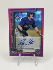 2025 Topps Pro Debut Sam Antonacci Pink Fuchsia Foil /199 Cannon Ballers