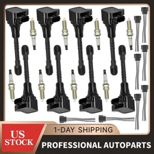 8x Ignition Coil & 8x Iridium Spark Plug For Infiniti QX56 QX80 / Nissan Armada