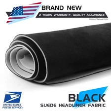 Headliner Fabric Suede 1/8" Foam Backed Auto Roof Liner Replace 60"WX60"L 24sqft