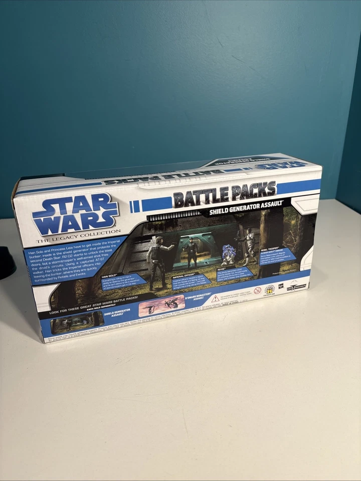 Star Wars Legacy Collection Shield Generator Assault Battle Pack 2008 Novo - Imagem 4 de 4