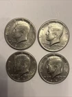 Lot of (4) 1971  40% Silver Kennedy Half Dollars