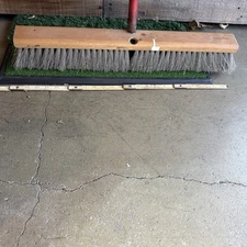 Vintage Craftsman 55735 24” Push Broom Head – Hardwood Block USA Garage Shop